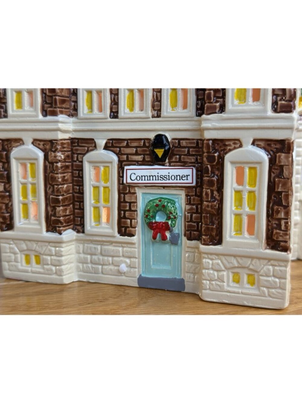 Dept 56 Snow Village 1989 COUNTY COURTHOUSE 5144-6 EXCELLENT - Picture 7 of 12